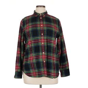 J. Crew Plaid Button-Up Shirt